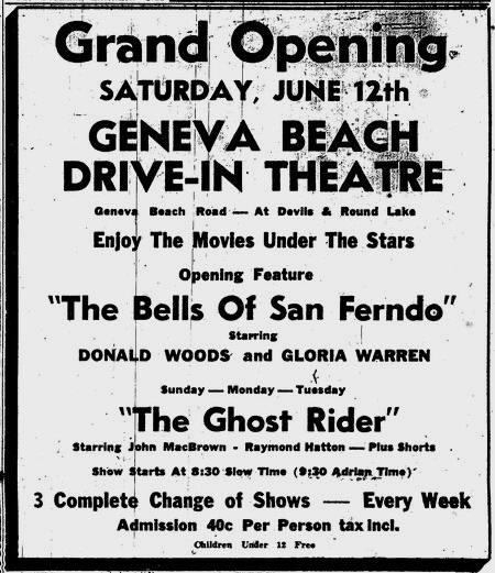 Geneva Beach Drive-In Theatre